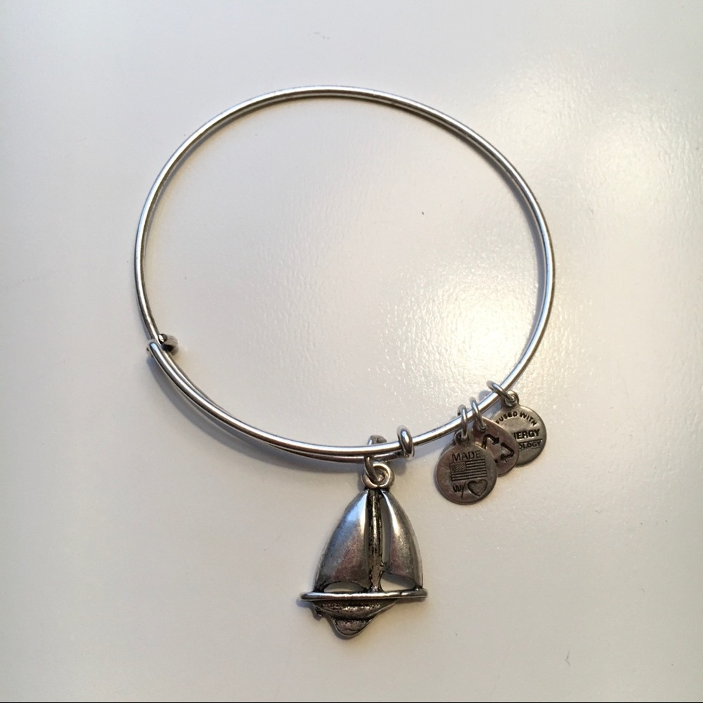 Alex and Ani Bracelet with Sailboat Sail